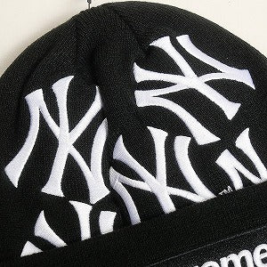 SUPREME シュプリーム ×New York Yankees 21AW New Era Box Logo Beanie Black ビーニー 黒 Size 【フリー】 【新古品・未使用品】 20814222