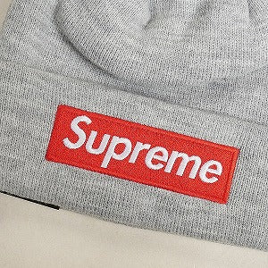 SUPREME シュプリーム New Era Box Logo Beanie Heather Grey ボックスロゴビーニー 灰 Size 【フリー】 【新古品・未使用品】 20814227