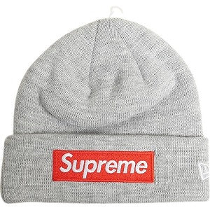 SUPREME シュプリーム New Era Box Logo Beanie Heather Grey ボックスロゴビーニー 灰 Size 【フリー】 【新古品・未使用品】 20814227