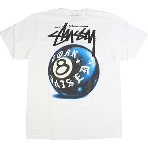 STUSSY ステューシー ×BORN X RAISED 23AW 8 BALL TEE White Tシャツ 白 Size 【S】 【新古品・未使用品】 20814310