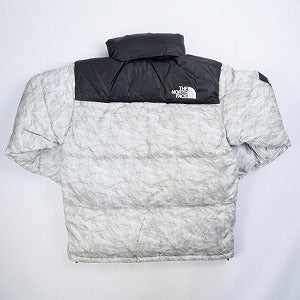 SUPREME シュプリーム ×THE NORTH FACE 19AW Paper Print Nuptse Jacket Paper Print ジャケット 灰 Size 【M】 【新古品・未使用品】 20814328