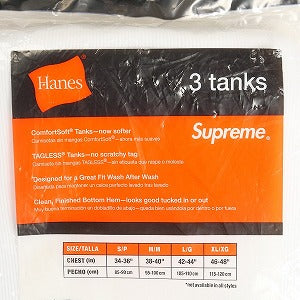 SUPREME シュプリーム Hanes Tagless Tank Tops (3 Pack) 白 Size 【M】 【新古品・未使用品】 20814335