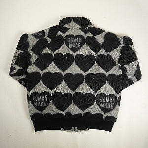 HUMAN MADE ヒューマンメイド 24AW HEART FLEECE JACKET BLACK HM28JK040 ハートフリースジャケット 黒 Size 【L】 【新古品・未使用品】 20814363