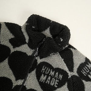 HUMAN MADE ヒューマンメイド 24AW HEART FLEECE JACKET BLACK HM28JK040 ハートフリースジャケット 黒 Size 【L】 【新古品・未使用品】 20814363