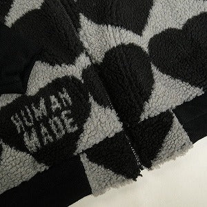 HUMAN MADE ヒューマンメイド 24AW HEART FLEECE JACKET BLACK HM28JK040 ハートフリースジャケット 黒 Size 【L】 【新古品・未使用品】 20814363