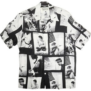 WACKO MARIA ワコマリア × Larry Clark ×Stie-lo TULSA" SHORTSLEEVE HAWAIIAN SHIRT(TYPE-2) 半袖シャツ 黒 Size 【M】 【中古品-良い】 20814400