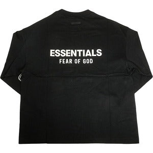 Fear of God フィアーオブゴッド ESSENTIALS Jersey Long Sleeve T-shirt BLACK/WHITE ロンT 黒 Size 【S】 【新古品・未使用品】 20814450