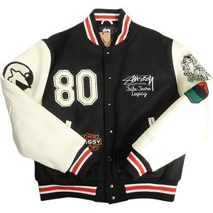 STUSSY ステューシー ×Denim Tears  ×Our Legacy TTL Varsity Jacket スタジャン 黒白 Size 【M】 【新古品・未使用品】 20814472