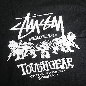 STUSSY ステューシー 24AW TOUGH GEAR INTERNATIONAL TEE BLACK Tシャツ 黒 Size 【M】 【新古品・未使用品】 20814509