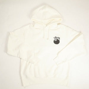 STUSSY ステューシー 24SS 8 BALL HOODIE PIGMENT DYED Natural スウェットパーカー 白 Size 【M】 【中古品-良い】 20814519