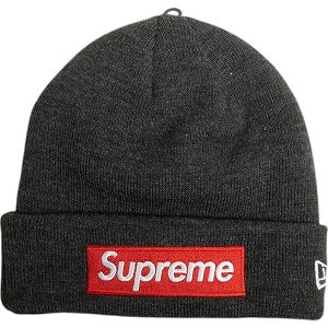 SUPREME シュプリーム 21AW New Era Box Logo Beanie Charcoal BOXロゴビーニー チャコール Size 【フリー】 【新古品・未使用品】 20814544