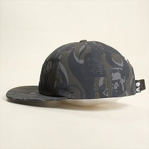 A BATHING APE ア ベイシング エイプ ×NEIGHBORHOOD CAP キャップ 黒 Size 【フリー】 【中古品-非常に良い】 20814550