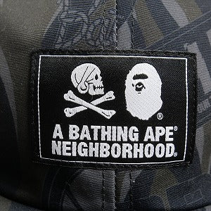 A BATHING APE ア ベイシング エイプ ×NEIGHBORHOOD CAP キャップ 黒 Size 【フリー】 【中古品-非常に良い】 20814550