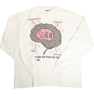 SAINT MICHAEL セント マイケル 25SS  LS TEE/BRAIN / WHITE ロンT 白 Size 【L】 【新古品・未使用品】 20814557