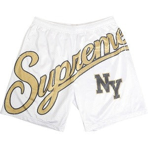 SUPREME シュプリーム 24SS Big Script Mesh Short White ショーツ 白 Size 【M】 【中古品-良い】 20814559