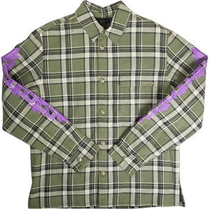 CHROME HEARTS クロム・ハーツ WORK’N SHIRT JNKYRS PLD OLIVE シャツジャケット オリーブ Size 【M】 【新古品・未使用品】 20814598