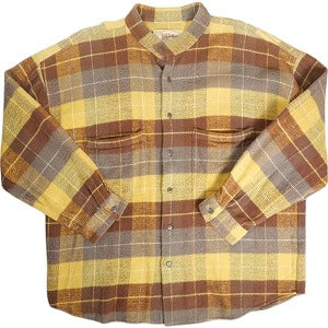 TENDERLOIN テンダーロイン 直営店限定 STAND FLANNEL CHECK SHT 長袖シャツ マスタード Size 【M】 【中古品-良い】 20814605