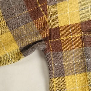 TENDERLOIN テンダーロイン 直営店限定 STAND FLANNEL CHECK SHT 長袖シャツ マスタード Size 【M】 【中古品-良い】 20814605