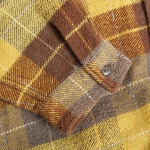 TENDERLOIN テンダーロイン 直営店限定 STAND FLANNEL CHECK SHT 長袖シャツ マスタード Size 【M】 【中古品-良い】 20814605