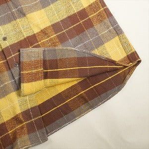 TENDERLOIN テンダーロイン 直営店限定 STAND FLANNEL CHECK SHT 長袖シャツ マスタード Size 【M】 【中古品-良い】 20814605