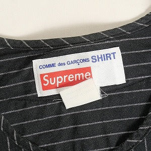 SUPREME シュプリーム × COMME des GARCONS 14SS Baseball Shirt ベースボールシャツ 黒 Size 【S】 【中古品-良い】 20814624