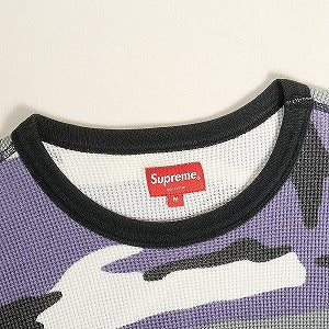 SUPREME シュプリーム 16AW Camo Waffle Thermal サーマルロンT 紫 Size 【M】 【中古品-良い】 20814627