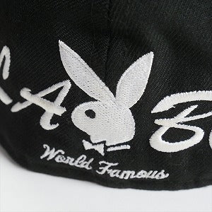 SUPREME シュプリーム 17SS Playboy Box Logo New Era Black キャップ 黒 Size 【7　1/2(L)】 【中古品-非常に良い】 20814685