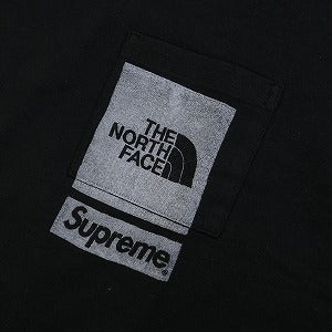 SUPREME シュプリーム ×THE NORTH FACE 23SS Printed Pocket Tee Tシャツ 黒 Size 【L】 【新古品・未使用品】 20814783