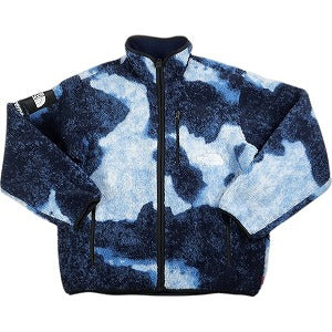 SUPREME シュプリーム ×THE NORTH FACE 21AW Bleached Denim Print Fleece Jacket Blue ジャケット 青 Size 【L】 【新古品・未使用品】 20814802