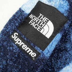 SUPREME シュプリーム ×THE NORTH FACE 21AW Bleached Denim Print Fleece Jacket Blue ジャケット 青 Size 【L】 【新古品・未使用品】 20814802