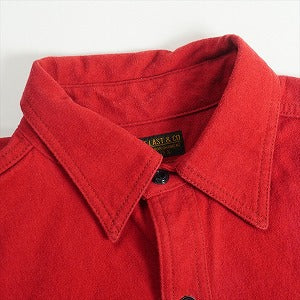 At Last ＆ Co アットラスト/BUTCHER PRODUCTS ブッチャープロダクツ CHAMOIS SHIRT RED 長袖シャツ 赤 Size 【15.5】 【中古品-良い】 20814824