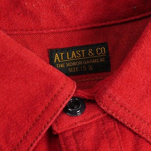 At Last ＆ Co アットラスト/BUTCHER PRODUCTS ブッチャープロダクツ CHAMOIS SHIRT RED 長袖シャツ 赤 Size 【15.5】 【中古品-良い】 20814824