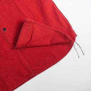 At Last ＆ Co アットラスト/BUTCHER PRODUCTS ブッチャープロダクツ CHAMOIS SHIRT RED 長袖シャツ 赤 Size 【15.5】 【中古品-良い】 20814824