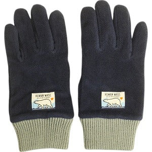 HUMAN MADE ヒューマンメイド FLEECE GLOVES NAVY HM28GD025 グローブ 手袋 紺 Size 【L】 【中古品-ほぼ新品】 20814832