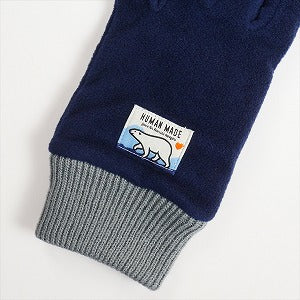 HUMAN MADE ヒューマンメイド FLEECE GLOVES NAVY HM28GD025 グローブ 手袋 紺 Size 【L】 【中古品-ほぼ新品】 20814832