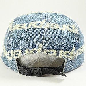 SUPREME シュプリーム 21SS Frayed Logos Denim Camp Cap Blue キャンプキャップ インディゴ Size 【フリー】 【新古品・未使用品】 20814874