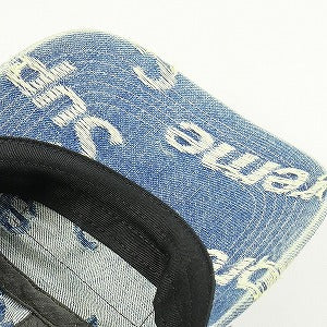 SUPREME シュプリーム 21SS Frayed Logos Denim Camp Cap Blue キャンプキャップ インディゴ Size 【フリー】 【新古品・未使用品】 20814874