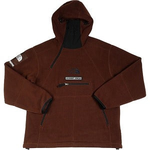 SUPREME シュプリーム ×The North Face 22AW Steep Tech Fleece Pullover Brown フリースパーカー 茶 Size 【M】 【新古品・未使用品】 20814889