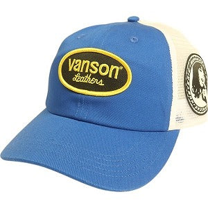 SUPREME シュプリーム ×HYSTERIC GLAMOUR×VANSON 24AW Leathers Mesh Back 6-Panel Blue メッシュキャップ 青 Size 【フリー】 【中古品-ほぼ新品】 20814935