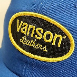 SUPREME シュプリーム ×HYSTERIC GLAMOUR×VANSON 24AW Leathers Mesh Back 6-Panel Blue メッシュキャップ 青 Size 【フリー】 【中古品-ほぼ新品】 20814935