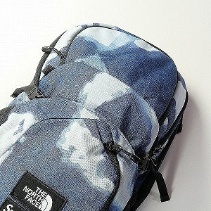 SUPREME シュプリーム ×THE NORTH FACE 21AW Bleached Denim Print Pocono Backpack バックパック インディゴ Size 【フリー】 【新古品・未使用品】 20814937