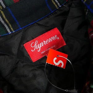 SUPREME シュプリーム 21AW Quilted Plaid Flannel Shirt Black 長袖シャツ 黒赤 Size 【S】 【新古品・未使用品】 20814939