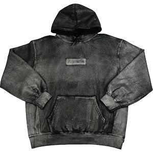 SUPREME シュプリーム ×MM6 Maison Margiela 24SS Foil Box Logo Hooded Sweatshirt Black パーカー 黒 Size 【XL】 【新古品・未使用品】 20814941