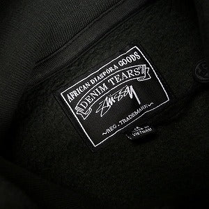 STUSSY ステューシー ×DENIM TEARS 25SS GRAPHIC HOODIE BLACK パーカー 黒 Size 【M】 【新古品・未使用品】 20814949