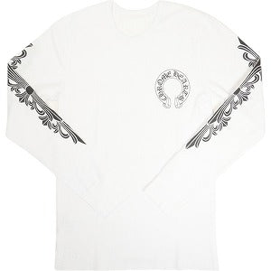 CHROME HEARTS クロム・ハーツ HORSESHOE THERMAL L/S TEE WHITE サーマルロンT 白 Size 【L】 【新古品・未使用品】 20814961