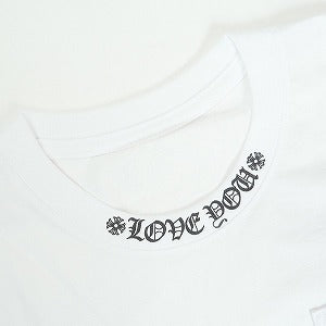 CHROME HEARTS クロム・ハーツ NECK LOVE YOU L/S WHITE ロンT 白 Size 【S】 【新古品・未使用品】 20814971