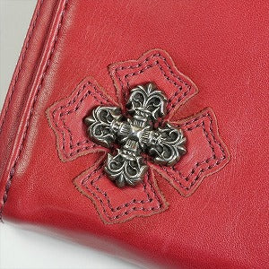 CHROME HEARTS クロム・ハーツ REC F ZIP #2 W/ZIP TRIM RED レザーウォレット 赤 Size 【フリー】 【新古品・未使用品】 20814978