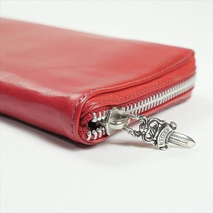 CHROME HEARTS クロム・ハーツ REC F ZIP #2 W/ZIP TRIM RED レザーウォレット 赤 Size 【フリー】 【新古品・未使用品】 20814978