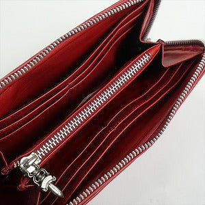 CHROME HEARTS クロム・ハーツ REC F ZIP #2 W/ZIP TRIM RED レザーウォレット 赤 Size 【フリー】 【新古品・未使用品】 20814978