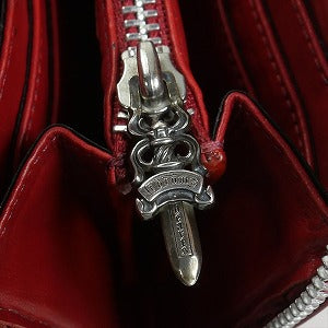 CHROME HEARTS クロム・ハーツ REC F ZIP #2 W/ZIP TRIM RED レザーウォレット 赤 Size 【フリー】 【新古品・未使用品】 20814978